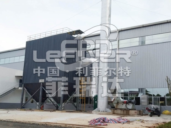 水泥車間袋式除塵器